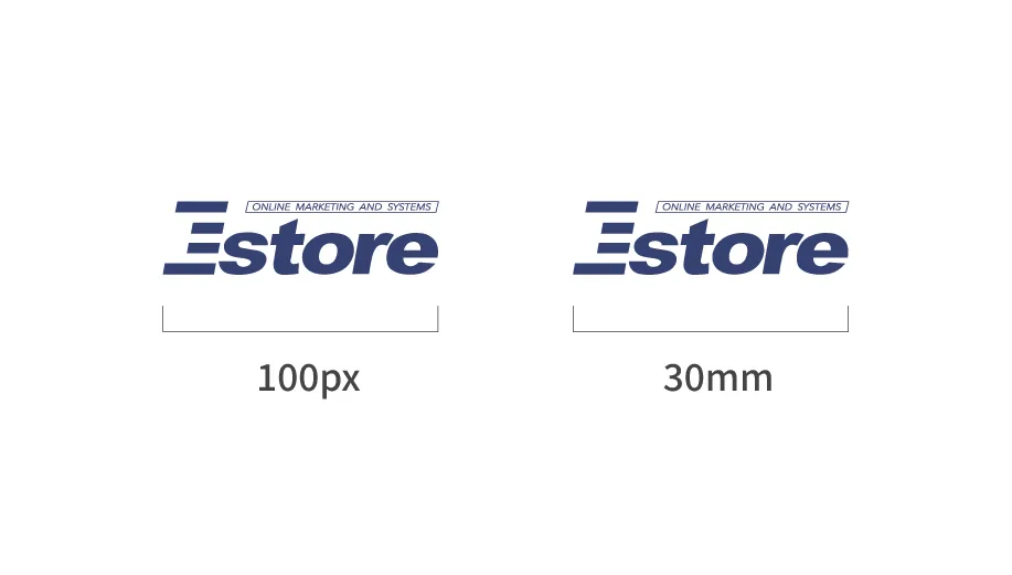 最小ロゴサイズ