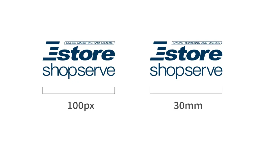 最小ロゴサイズ